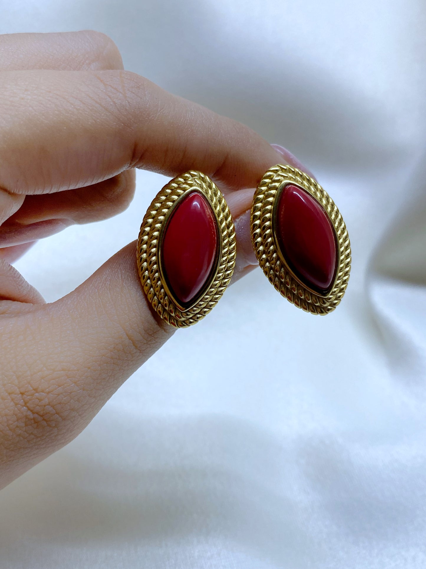 Aretes Lulú - Rojos