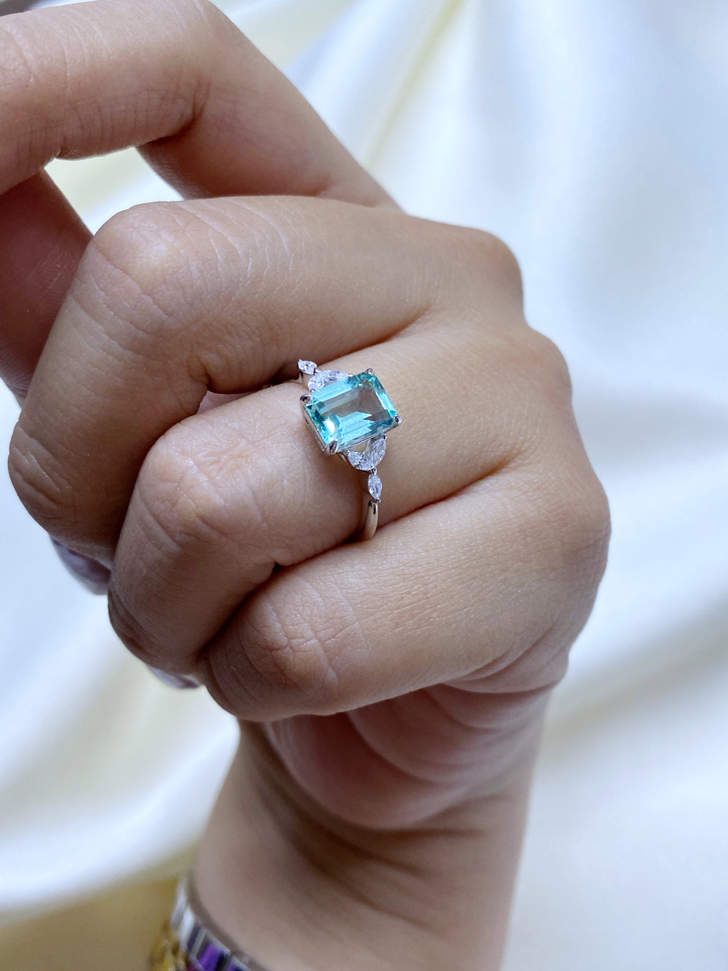 Anillo Valentina Green