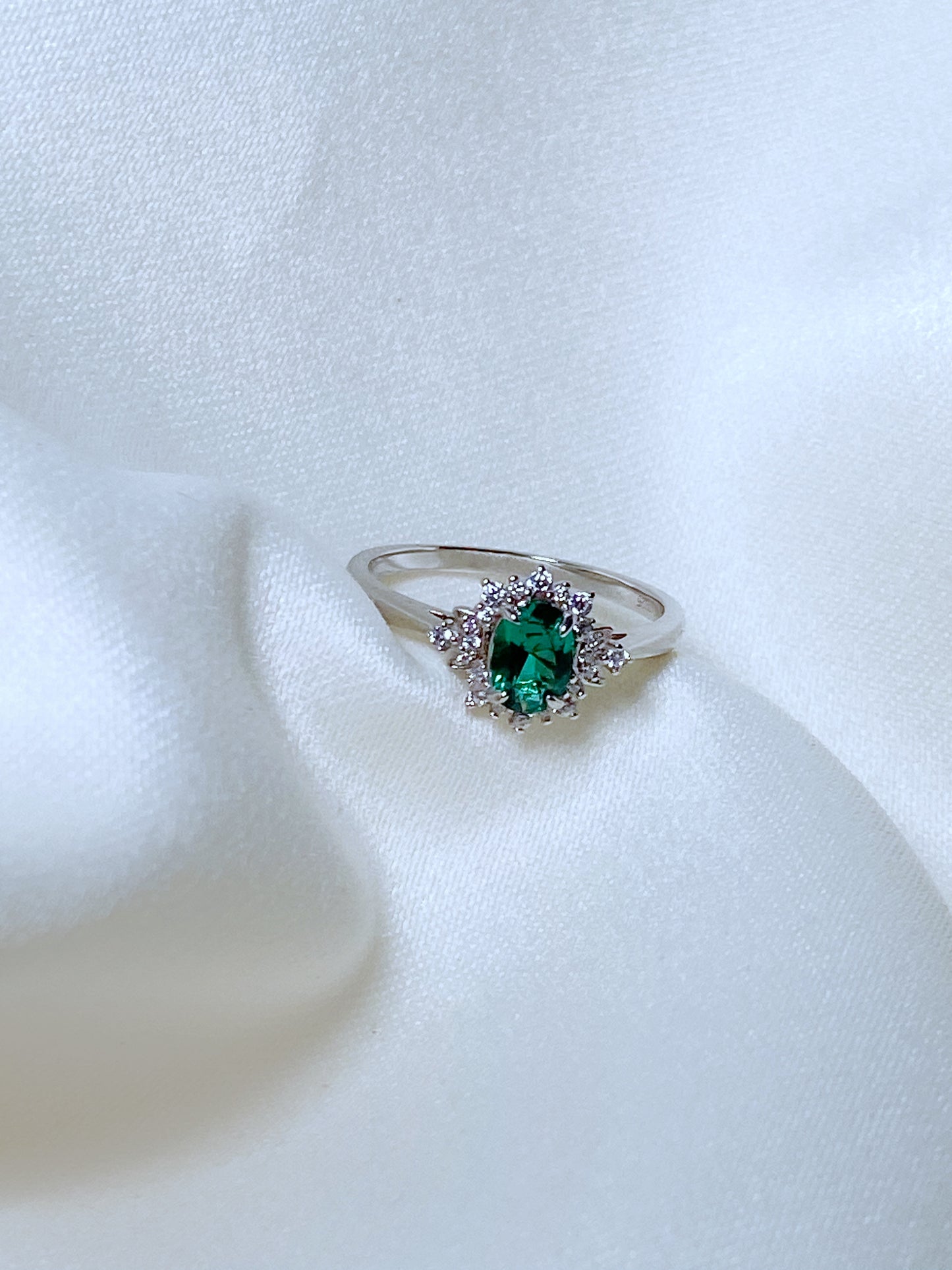 Anillo Sol y Luna Green