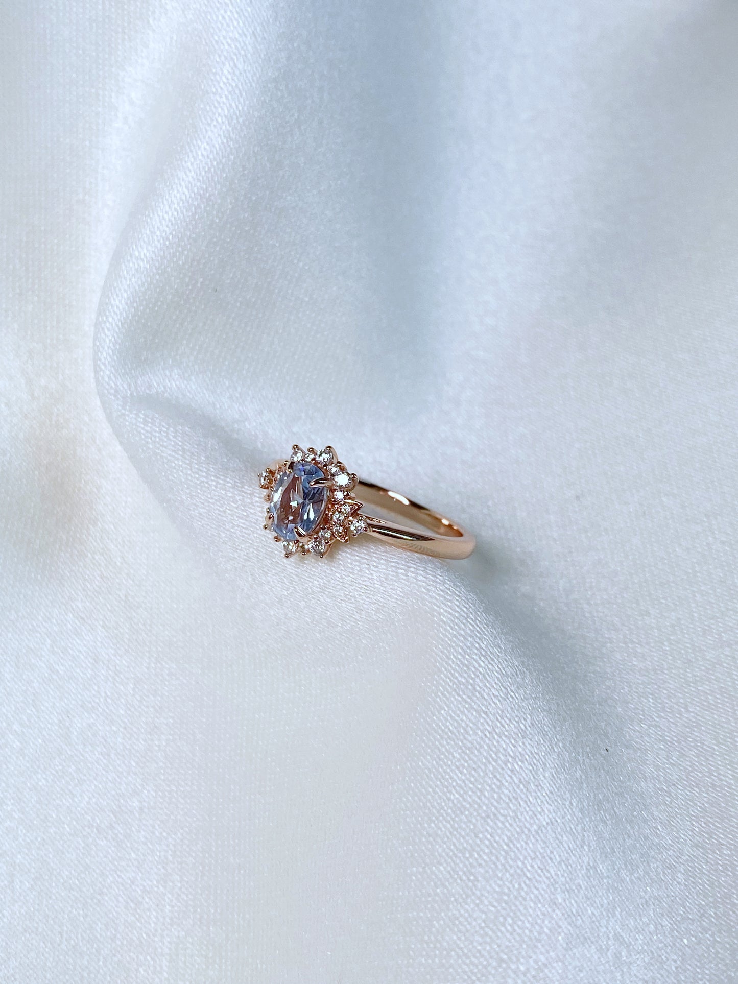 Anillo Sol y Luna Sky blue