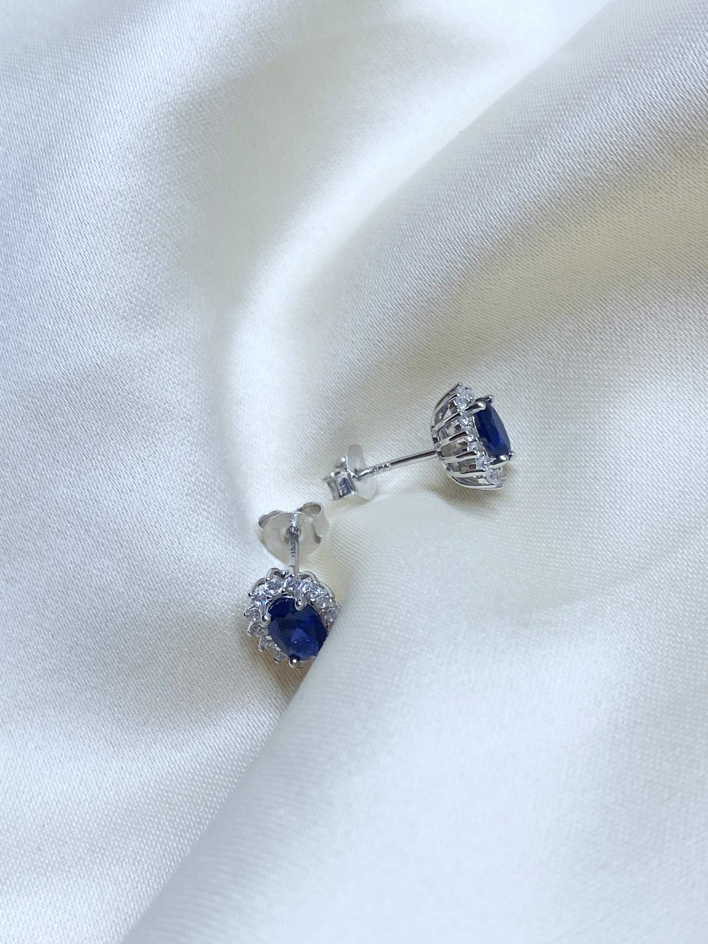 Aretes Diana Blue