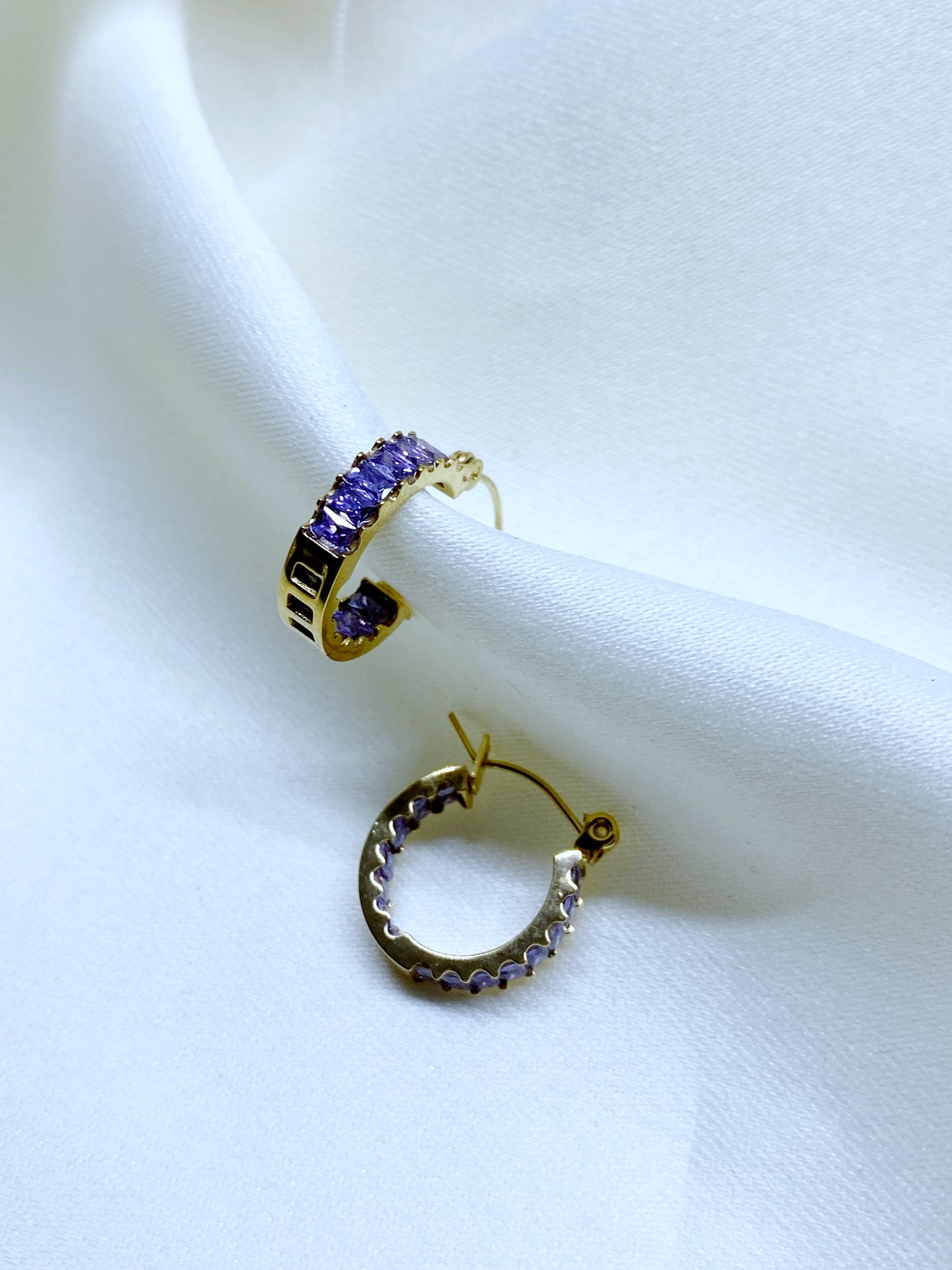 Argollitas Krissia Purple