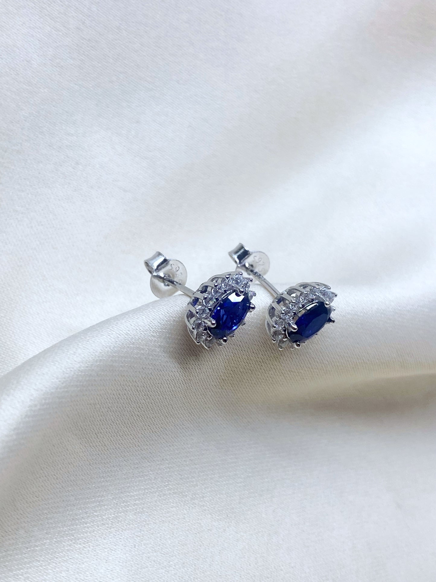 Aretes Diana Blue