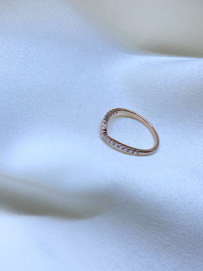 Anillo Antonella Moissanita Rose gold