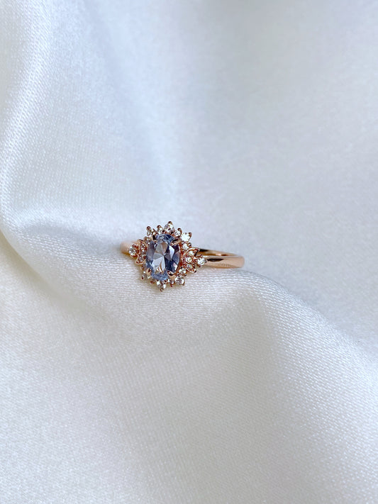 Anillo Sol y Luna Sky blue
