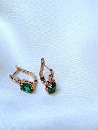 Aretes Aura Green