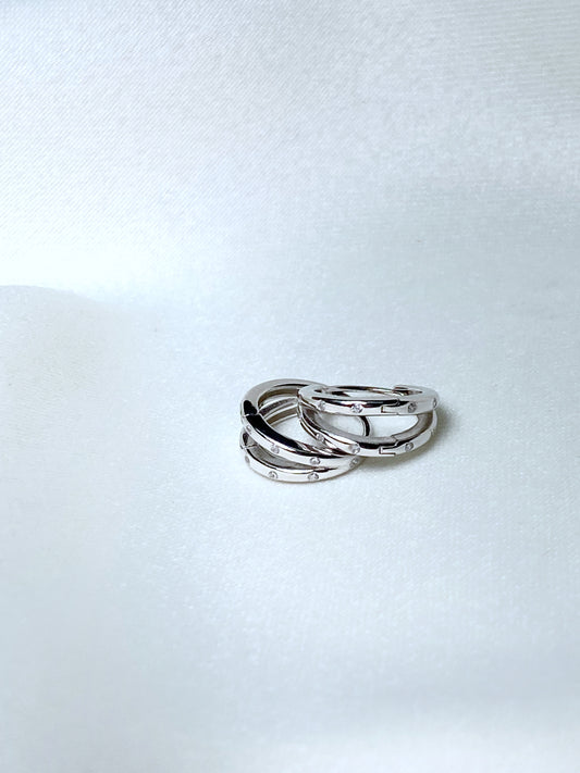 Argollitas mini y circonias