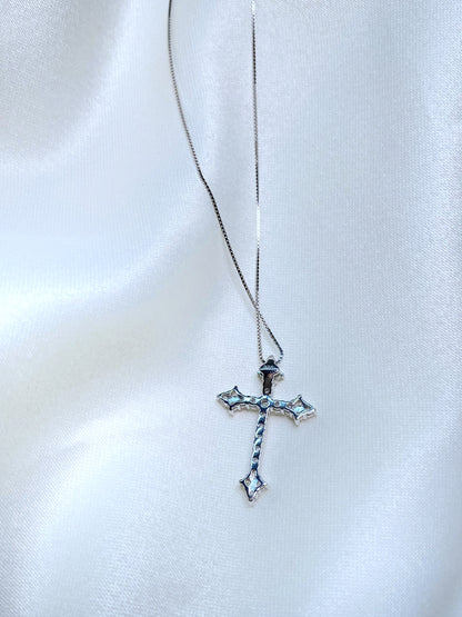 Cadenita Cruz circonias