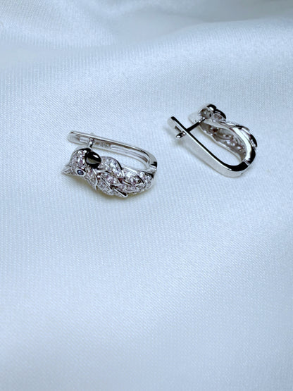 Aretes Alas de Plata