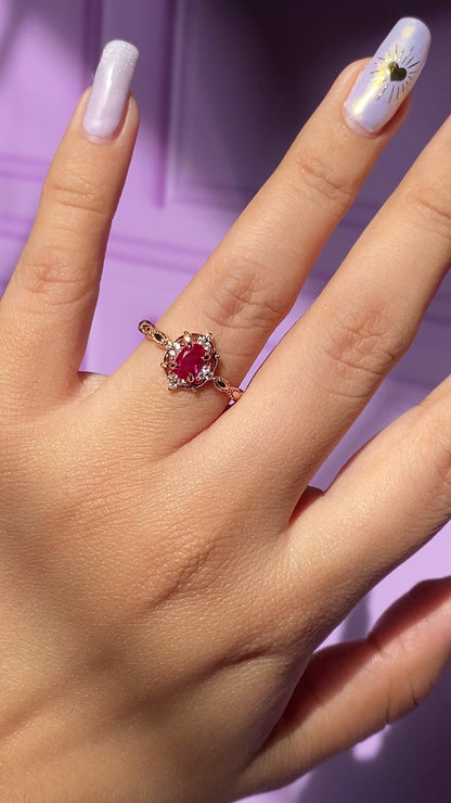 Anillo Reina de corazones